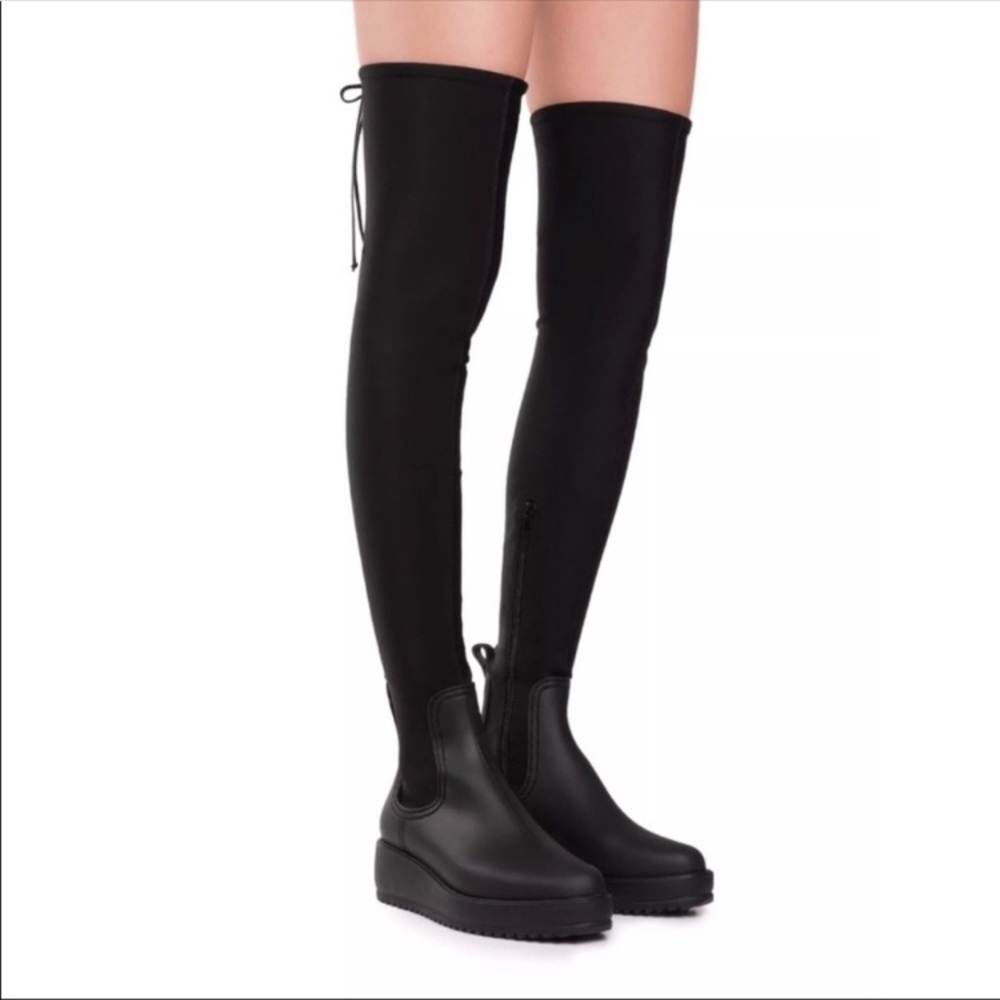 Jeffery Campbell monsoon over the knee boots sz 6